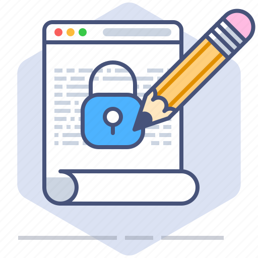 Data, file, gdpr, lock, policy, privacy, secure icon - Download on Iconfinder