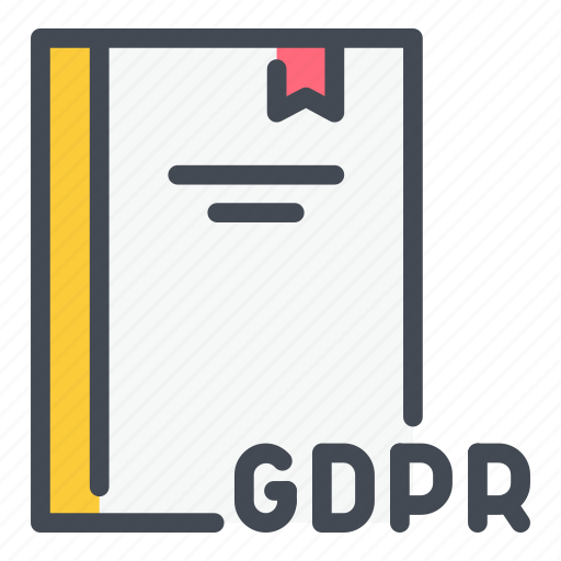 Book, file, gdpr, law, protection, report, security icon - Download on Iconfinder