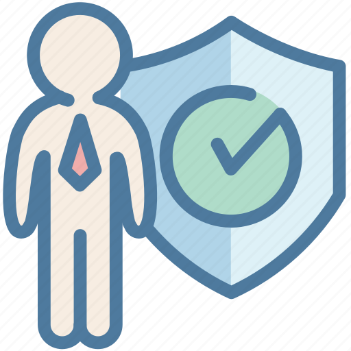 Audit, businessman, insurance, officer, protection, shield icon - Download on Iconfinder
