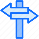 arrow, direction, right, left