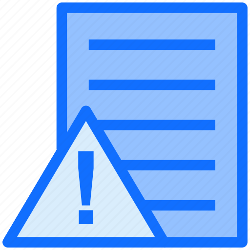 Alert, warning, paper, notice icon - Download on Iconfinder