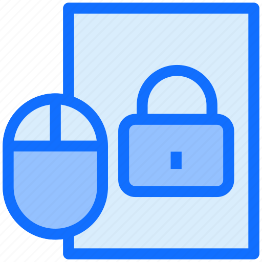 Lock, mouse, file, hardware icon - Download on Iconfinder