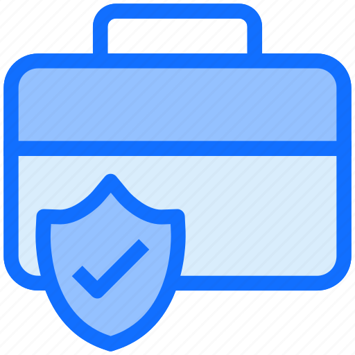 Bag, shield, check, portfolio icon - Download on Iconfinder