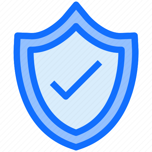 Shield, lock, security, internet, check icon - Download on Iconfinder