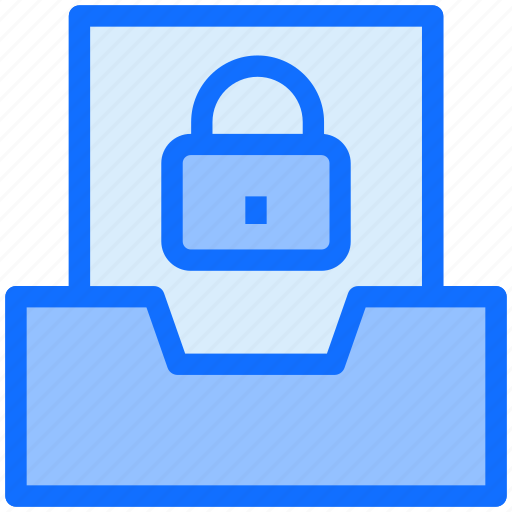 File, lock, privacy, folder icon - Download on Iconfinder