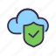 cloud, database, gdpr, protection, shield, storage 