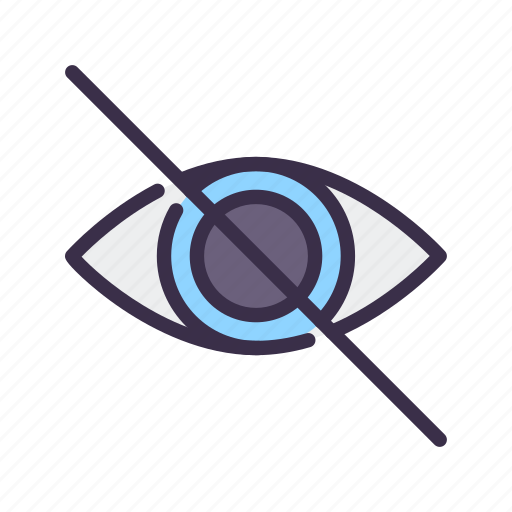 Eye, gdpr, hidden, hide, view, vision icon - Download on Iconfinder