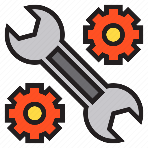 Gear, wrench, hardware, service icon - Download on Iconfinder
