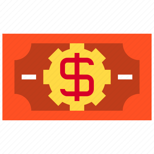 Banknote, gear, money, service icon - Download on Iconfinder