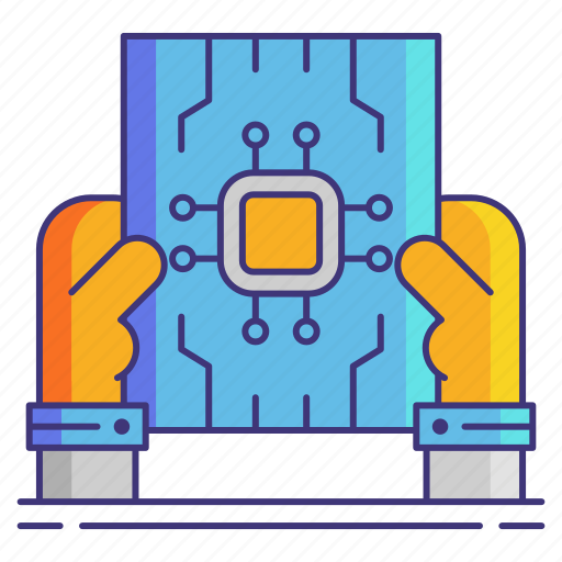 Board, computer, electronic, hands icon - Download on Iconfinder