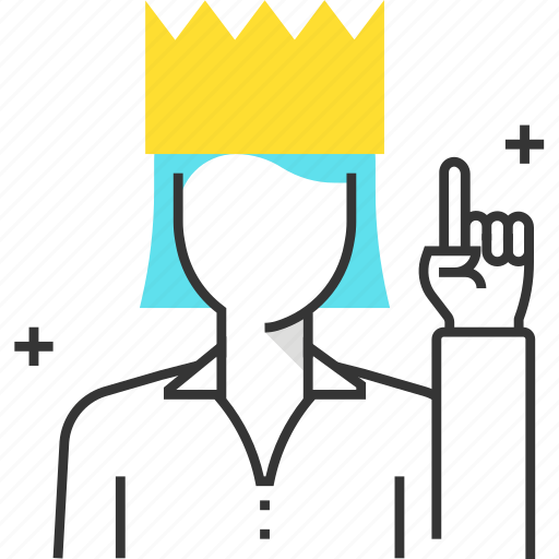 Crown, female, leader, queen, team, winner, woman icon - Download on Iconfinder