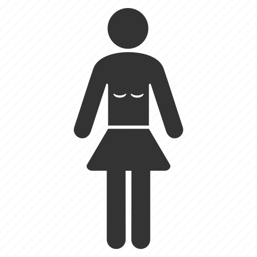 Female, feminine, girl, lady sex, person, sexy, woman gender icon - Download on Iconfinder
