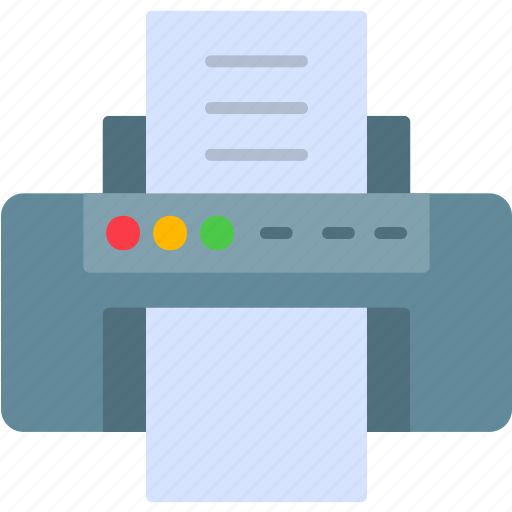 Printer, fax, paper, print, printing, text, icon icon - Download on Iconfinder