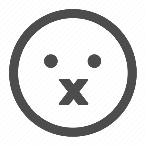 Emoji, emotion, face, silent, smiley icon - Download on Iconfinder