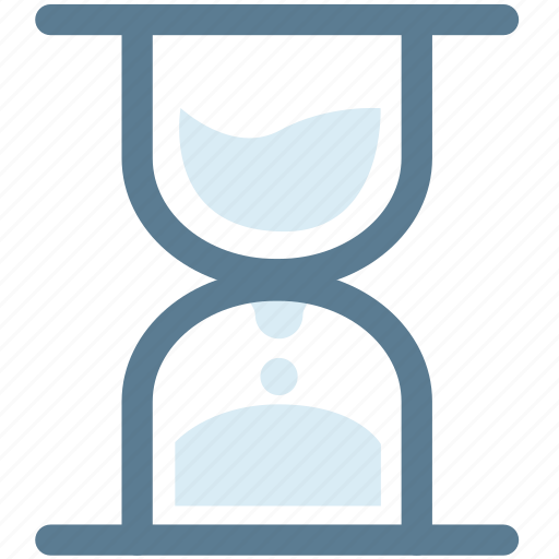 Clock, flow, general, hourglass, office, sand, time icon - Download on Iconfinder