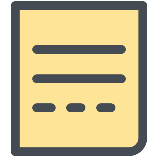 Document, general, letter, note, office, page, paper icon - Free download