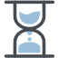 clock, flow, general, hourglass, office, sand, time 