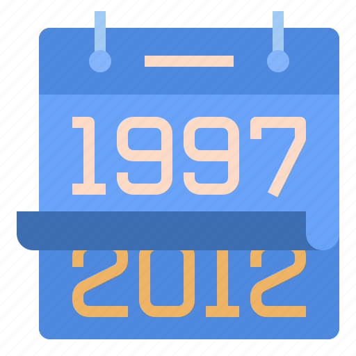 1997s, 2012s, calendar, date, month, generation z, gen z icon - Download on Iconfinder