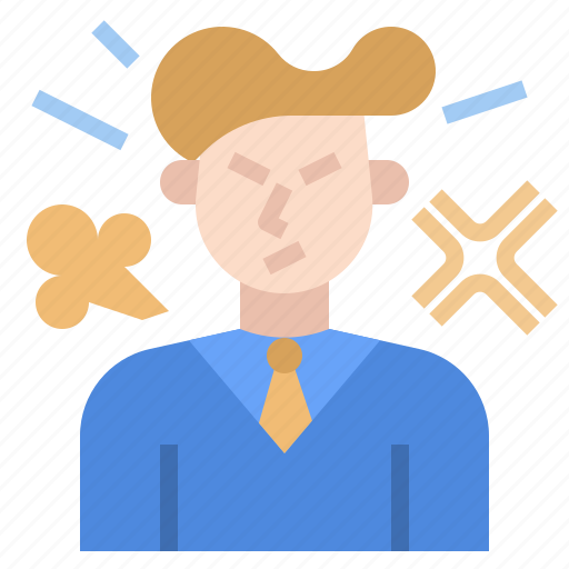 Angry, rage, frustrated, furious, mad, low tolerance icon - Download on Iconfinder