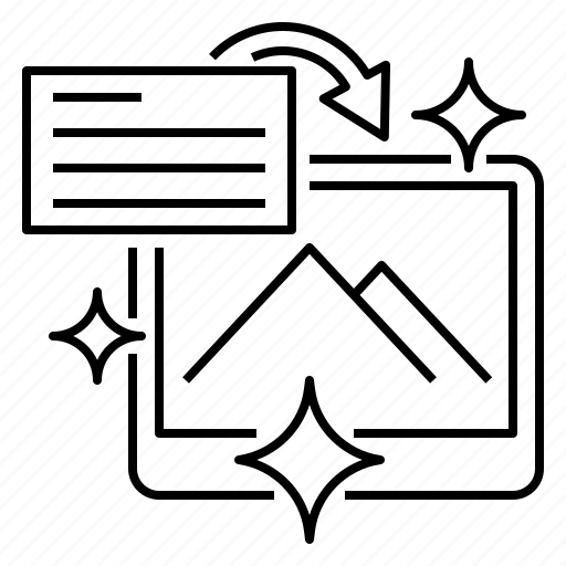Ai, generative, image, rendering, text to image, image generation, machine learning icon - Download on Iconfinder