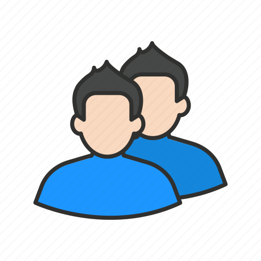 Friends, male, partner, users icon - Download on Iconfinder
