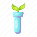eco, gene, nature, plant, product, sprout, test tube 