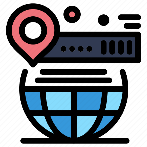 Globe, map, pin, website, world icon - Download on Iconfinder