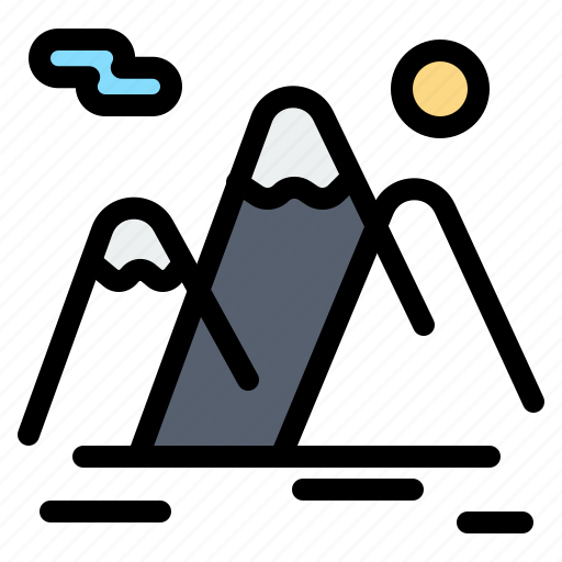 Hiking, landscape, mountain, mountains, travel icon - Download on Iconfinder