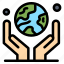 environment, globe, hand, human, in, planet, protection 