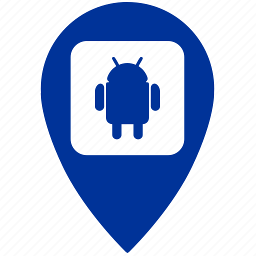 Android, geo, gps, location, place, robot icon - Download on Iconfinder