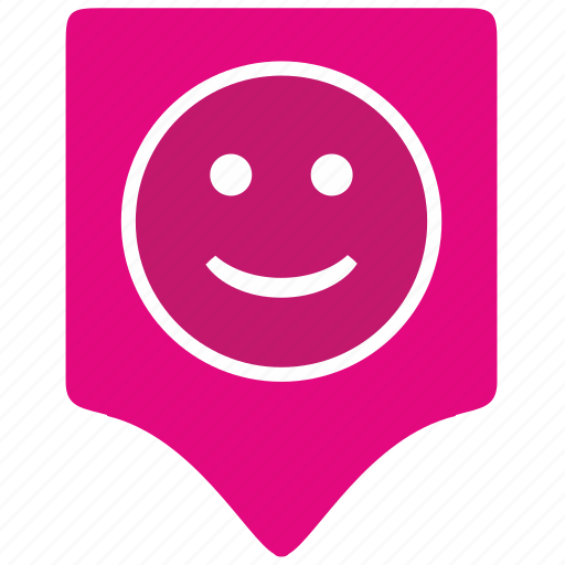 Face, feeling, geo, location, party, place, smile icon - Download on Iconfinder