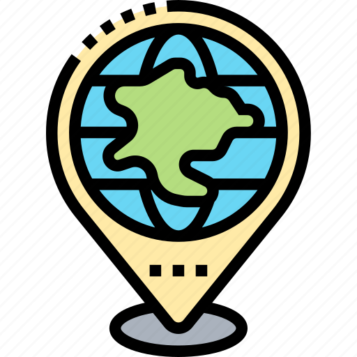 North, america, map, regions, continent icon - Download on Iconfinder
