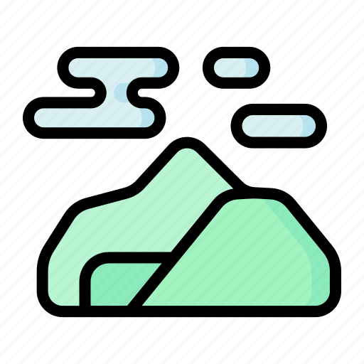 Hill, landscape, mountain, nature, place icon - Download on Iconfinder