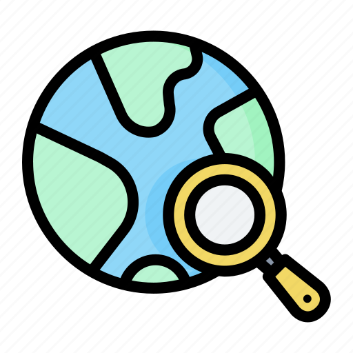 Explore, location, magnifying, glass, map icon - Download on Iconfinder