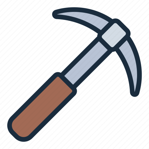 Pickaxe, axe, pick, hammer, mining, industry, tool icon - Download on Iconfinder