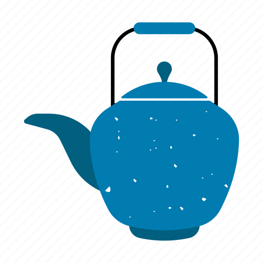 Tea kettle, kettle, tea pot, kitchenware, household, japanese, geometric icon - Download on Iconfinder