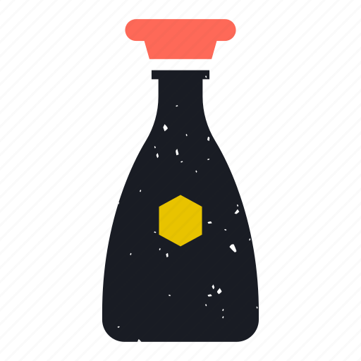 Soy sauce bottle, soy sauce, sauce, shoyu, product, japan, asian icon - Download on Iconfinder