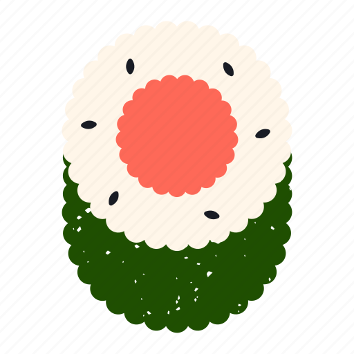 Tekka maki sushi, sushi, sushi roll, tekka maki, japan, food, asian icon - Download on Iconfinder