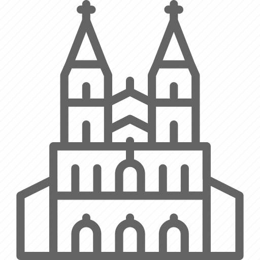 Architecture, cathedral, cologne, drawn, german, germany, landmark icon - Download on Iconfinder