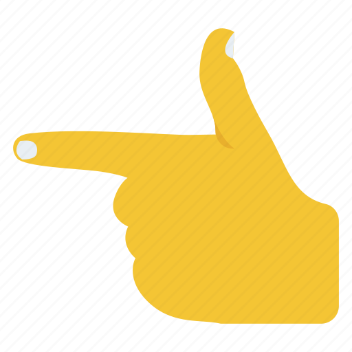 Direct response, forefinger indication, hand gesture, index pointer, pointing icon - Download on Iconfinder