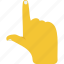 finger arrow, hand click, hand gesture, index pointing, indicating interface 