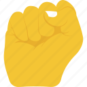 clenched fist, determination, hand gesture, oppose sign, strength