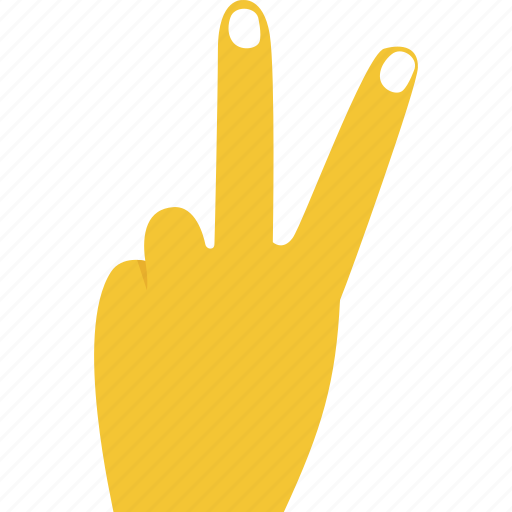 Gesticulate hand, peace sign, success, v gesture, victory icon - Download on Iconfinder