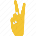 gesticulate hand, peace sign, success, v gesture, victory