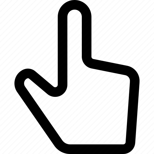 Hand, hand gesture, index finger, point, pointer, pointer finger, pointing icon - Download on Iconfinder