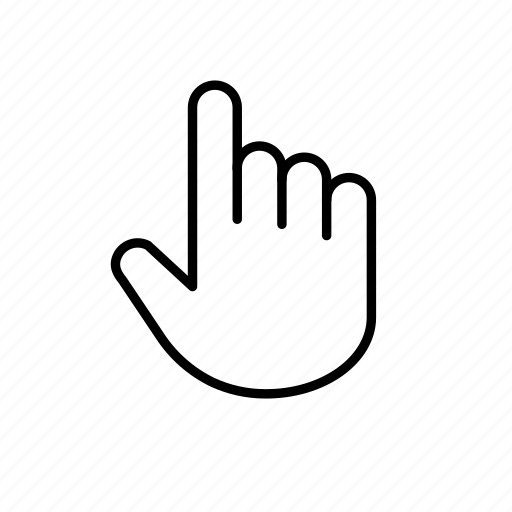 Finger, gesture, hand, clic, interaction, touch icon - Download on Iconfinder