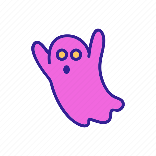 Art, color, contour, creepy, death, ghost icon - Download on Iconfinder