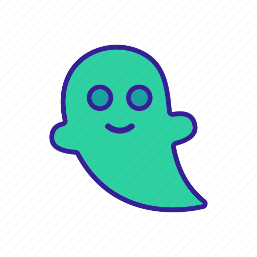 Art, color, contour, creepy, death, ghost icon - Download on Iconfinder