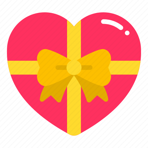 Chocolate, box, gift, heart, love, birthday, party icon - Download on Iconfinder