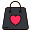 shopping, bag, heart, gift, surprise, birthday, party 